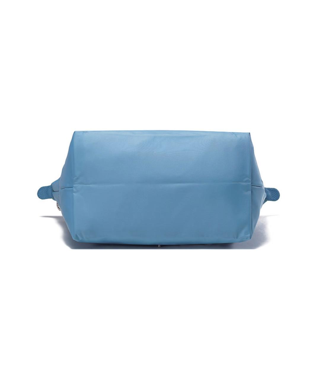 LONGCHAMP Голубая тканевая сумка через плечо, фото 5