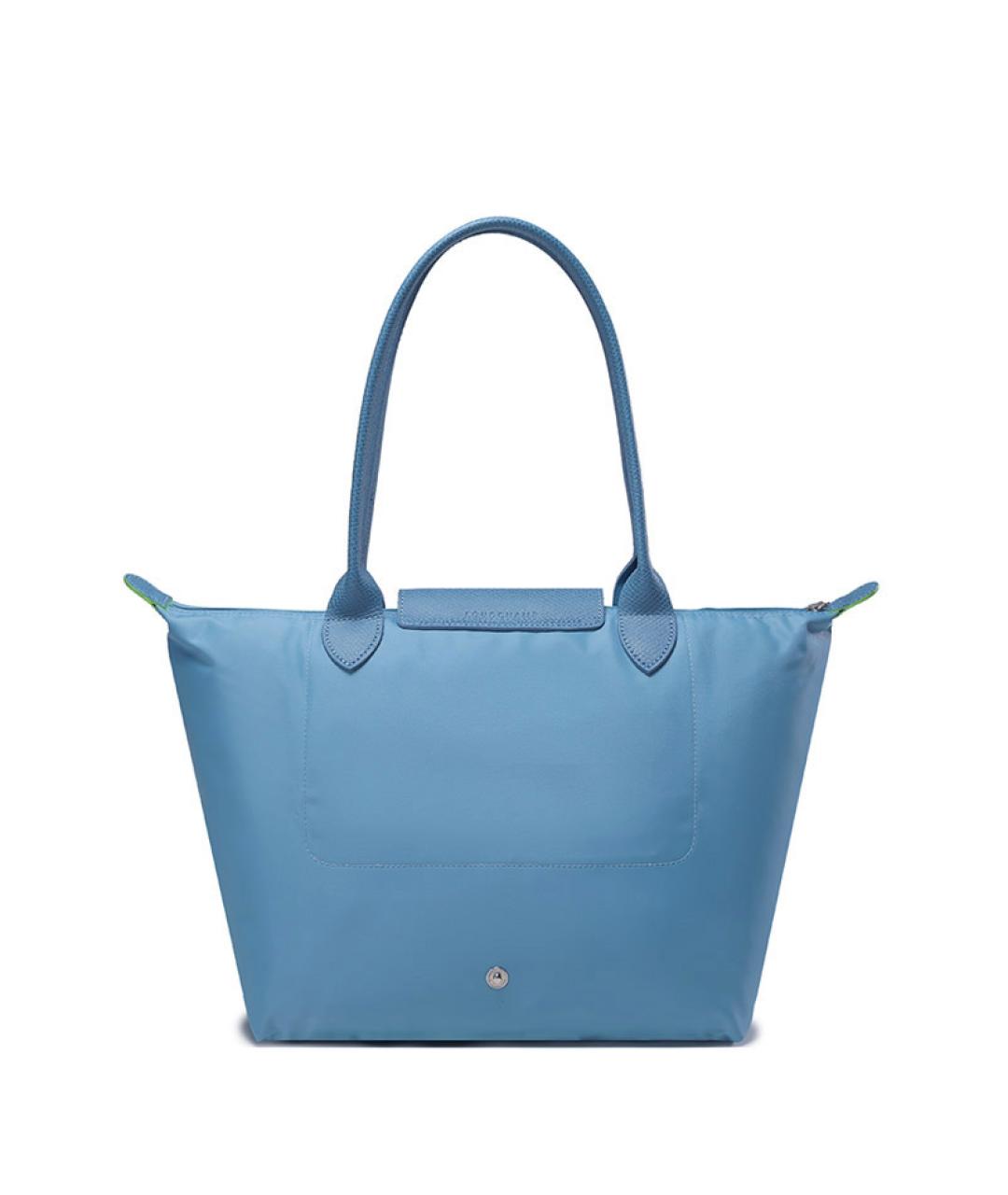 LONGCHAMP Голубая тканевая сумка через плечо, фото 3