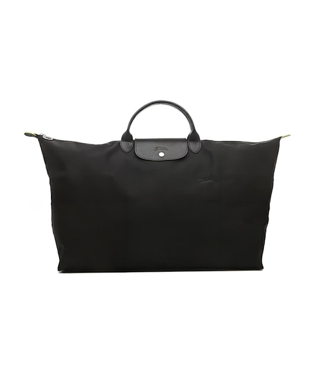 LONGCHAMP Черная тканевая дорожная/спортивная сумка, фото 1