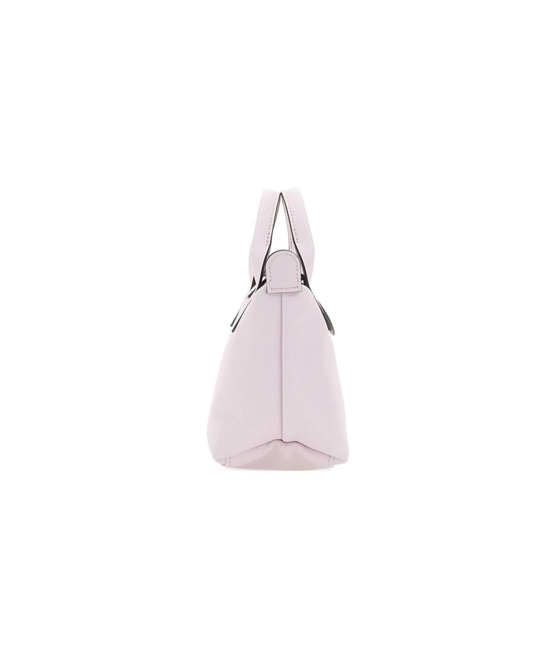 LONGCHAMP Розовая кожаная сумка через плечо, фото 3