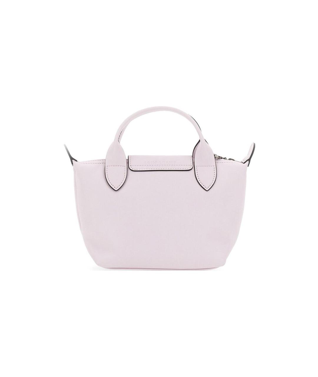 LONGCHAMP Розовая кожаная сумка через плечо, фото 2