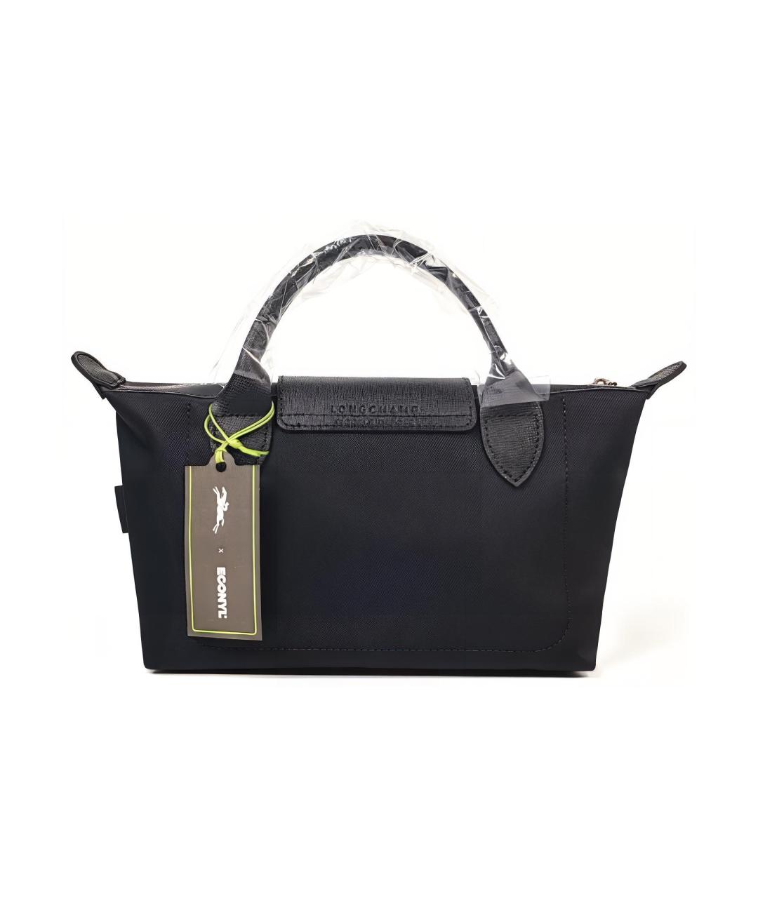 LONGCHAMP Черная тканевая сумка через плечо, фото 3