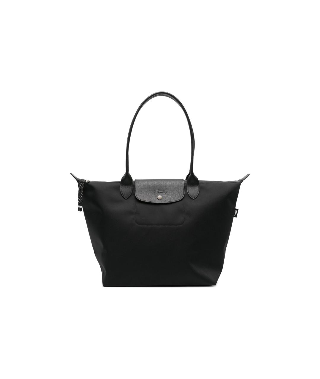 LONGCHAMP Черная тканевая сумка через плечо, фото 1