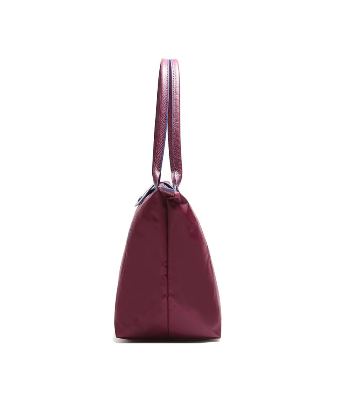 LONGCHAMP Бордовая тканевая сумка через плечо, фото 3