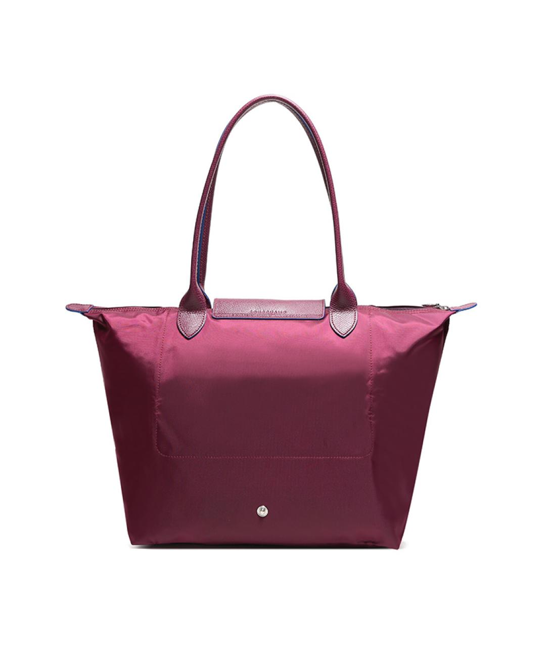 LONGCHAMP Бордовая тканевая сумка через плечо, фото 4