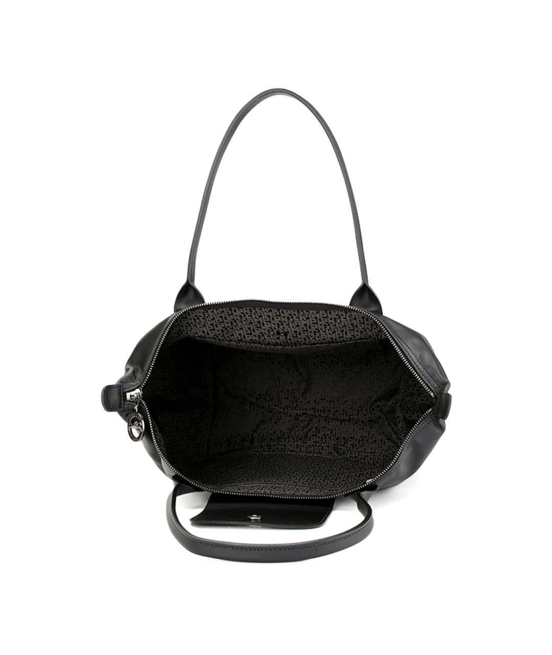LONGCHAMP Черная тканевая сумка через плечо, фото 6