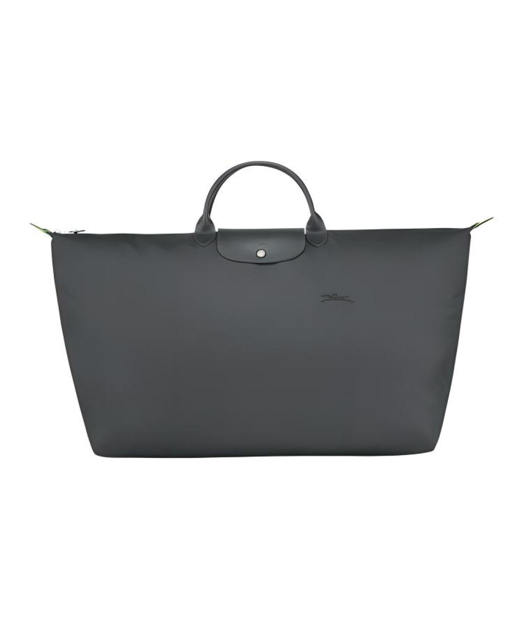 LONGCHAMP Серая тканевая дорожная/спортивная сумка, фото 1