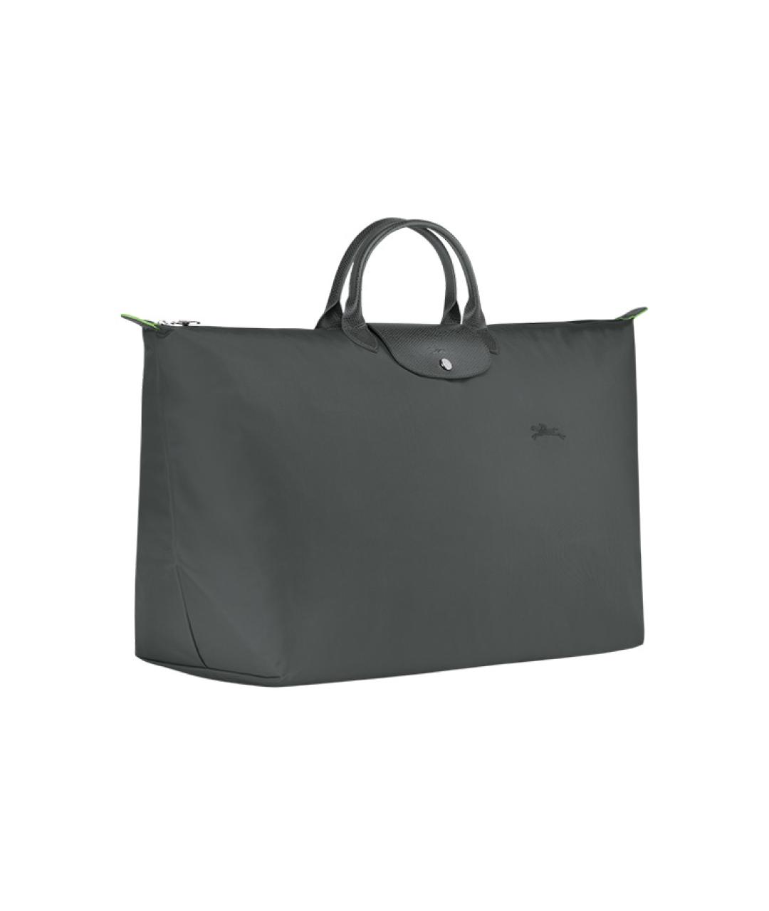 LONGCHAMP Серая тканевая дорожная/спортивная сумка, фото 2