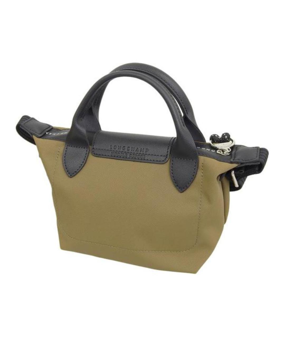 LONGCHAMP Хаки тканевая сумка через плечо, фото 3