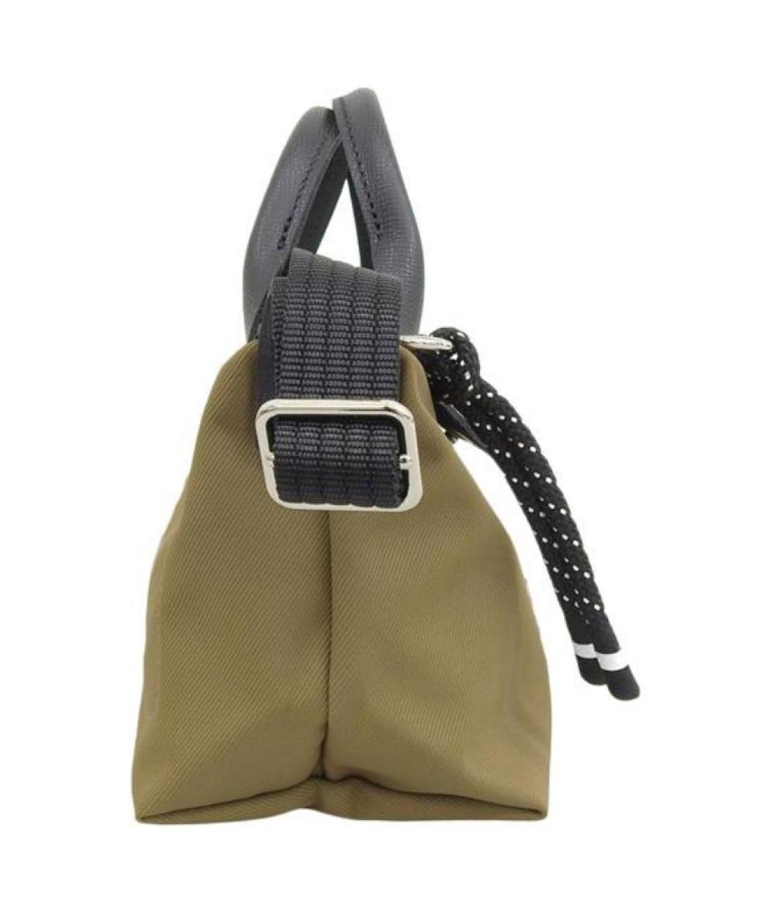 LONGCHAMP Хаки тканевая сумка через плечо, фото 4