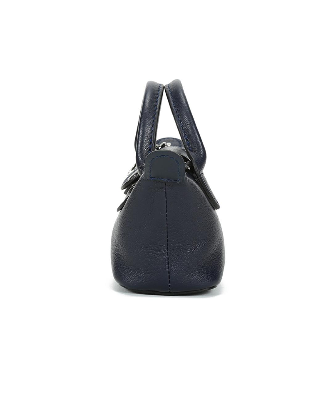 LONGCHAMP Черная кожаная сумка через плечо, фото 3