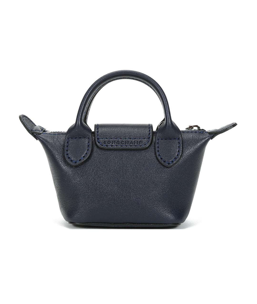 LONGCHAMP Черная кожаная сумка через плечо, фото 4