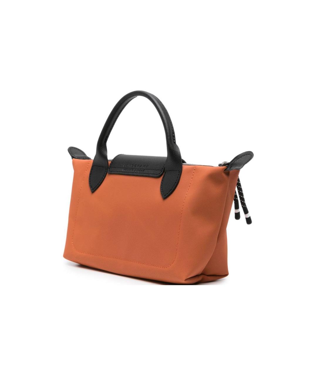 LONGCHAMP Коричневая тканевая сумка через плечо, фото 2