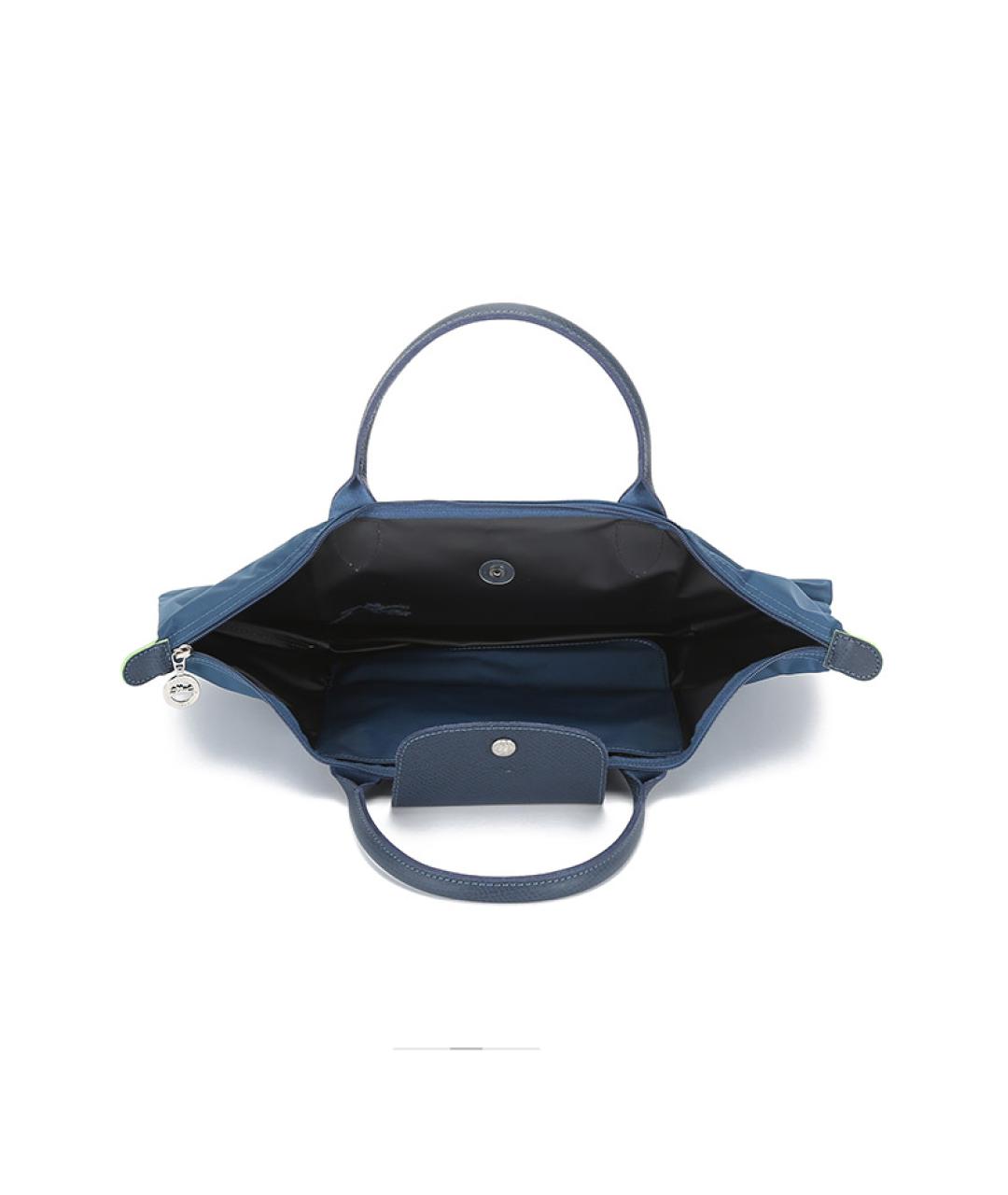 LONGCHAMP Синяя тканевая сумка через плечо, фото 6