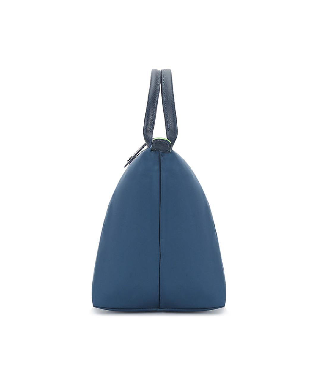 LONGCHAMP Синяя тканевая сумка через плечо, фото 3