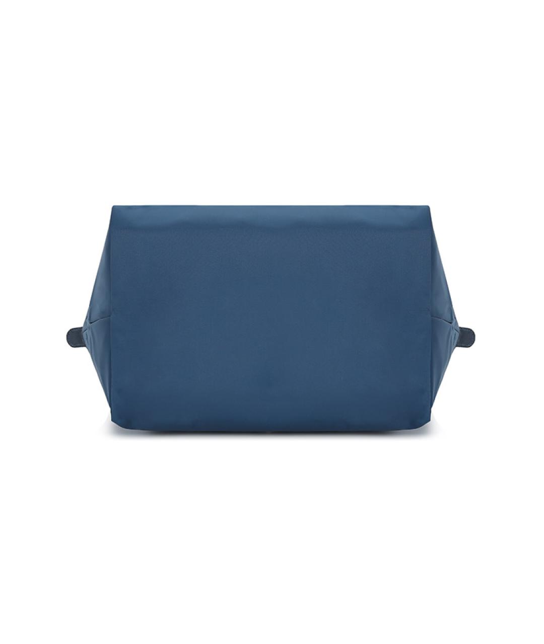 LONGCHAMP Синяя тканевая сумка через плечо, фото 5