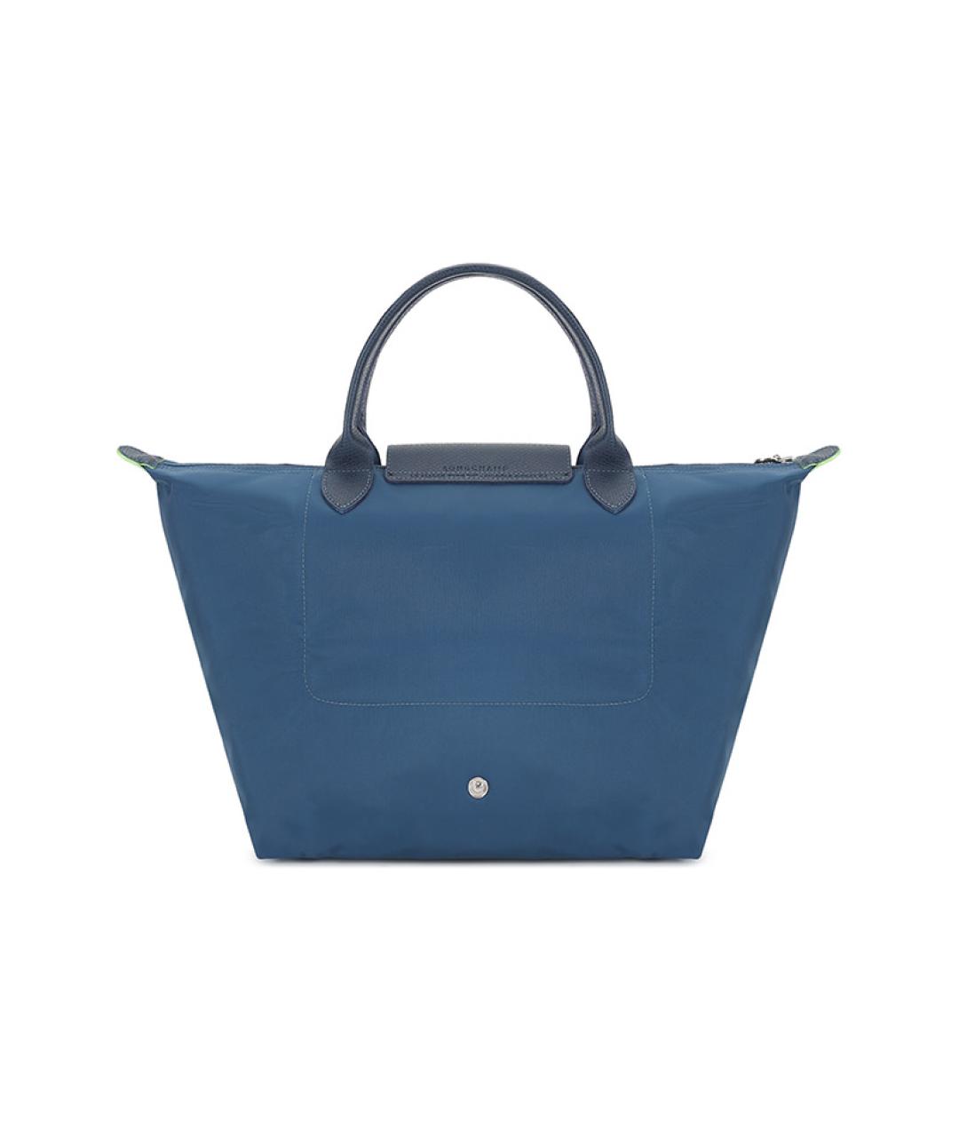 LONGCHAMP Синяя тканевая сумка через плечо, фото 4