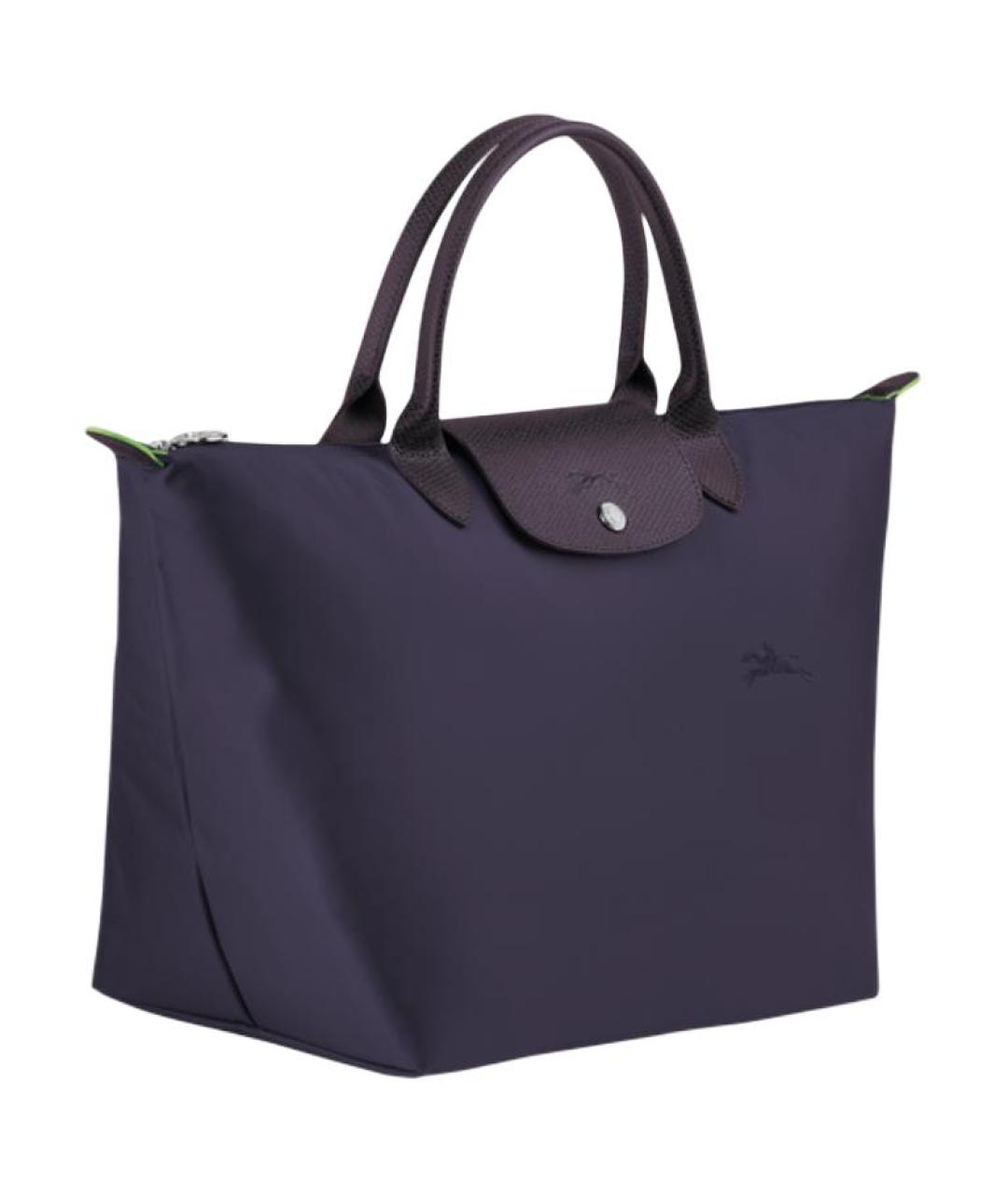 LONGCHAMP Темно-синяя тканевая сумка через плечо, фото 3