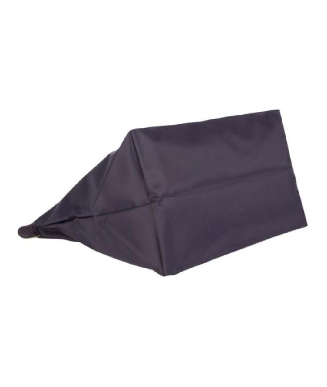 LONGCHAMP Темно-синяя тканевая сумка через плечо, фото 5