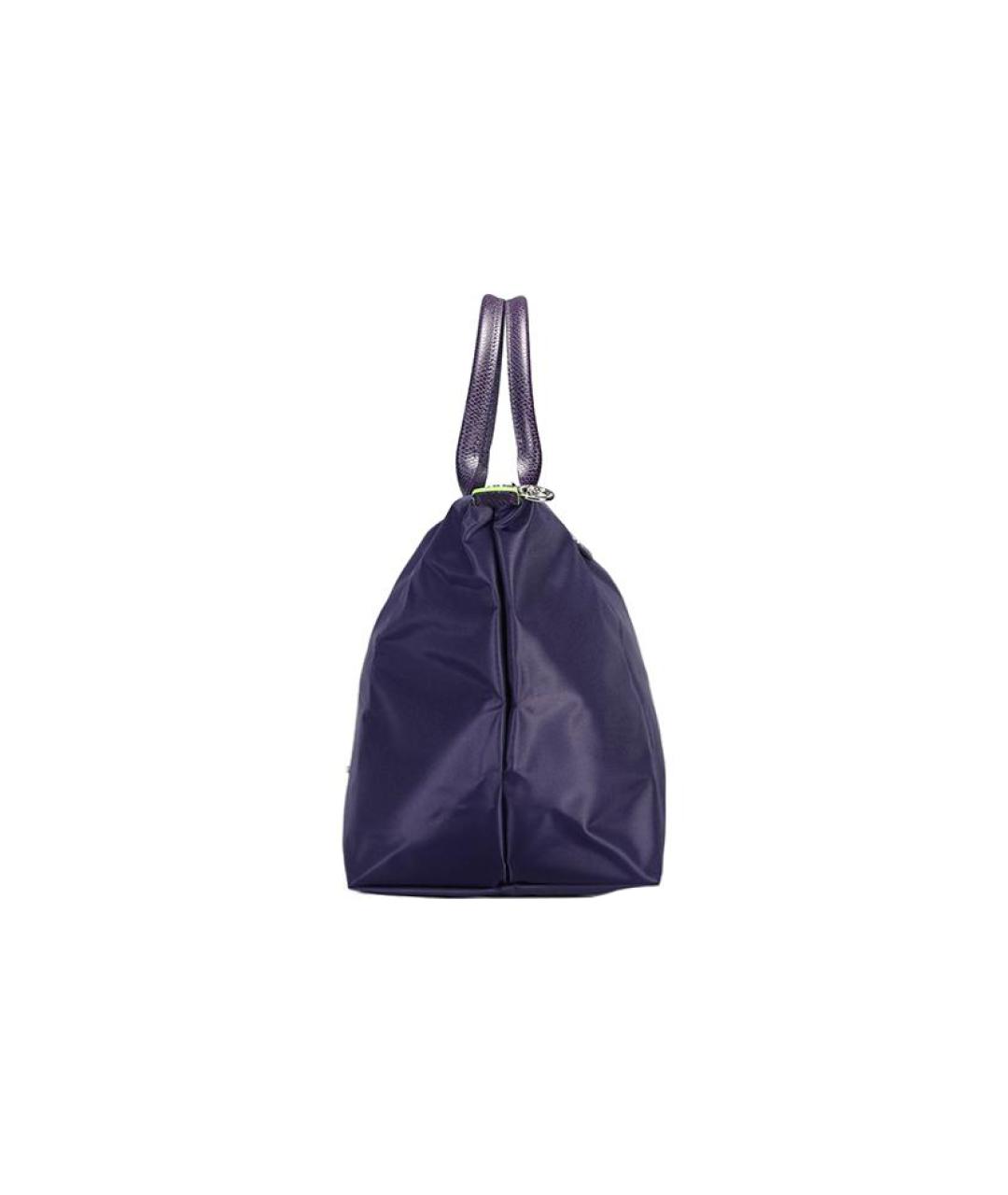 LONGCHAMP Темно-синяя тканевая сумка через плечо, фото 4