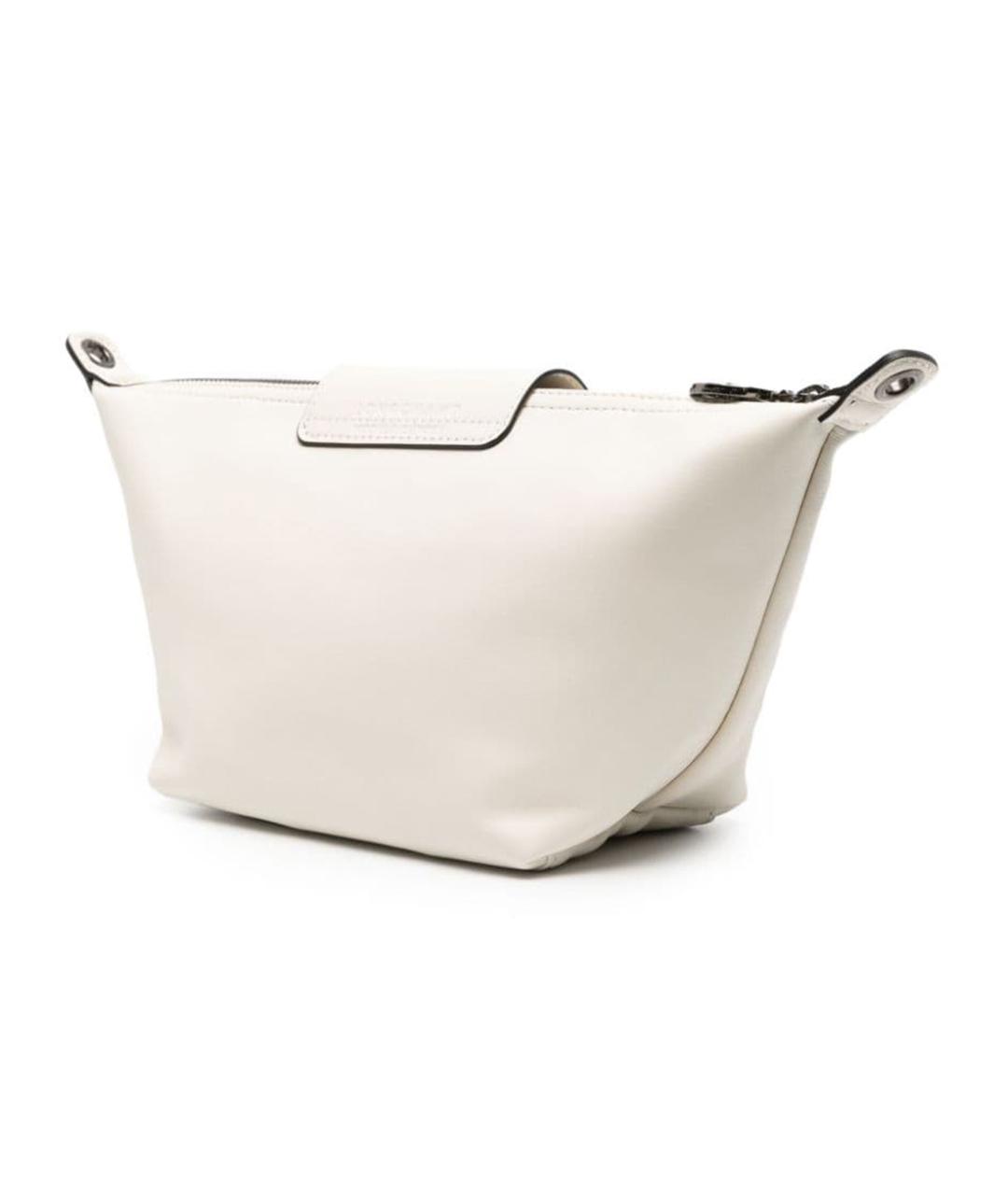 LONGCHAMP Белая тканевая сумка через плечо, фото 2