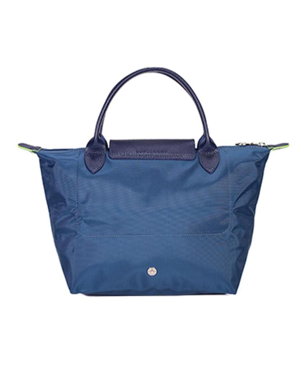 LONGCHAMP Темно-синяя тканевая сумка через плечо, фото 4