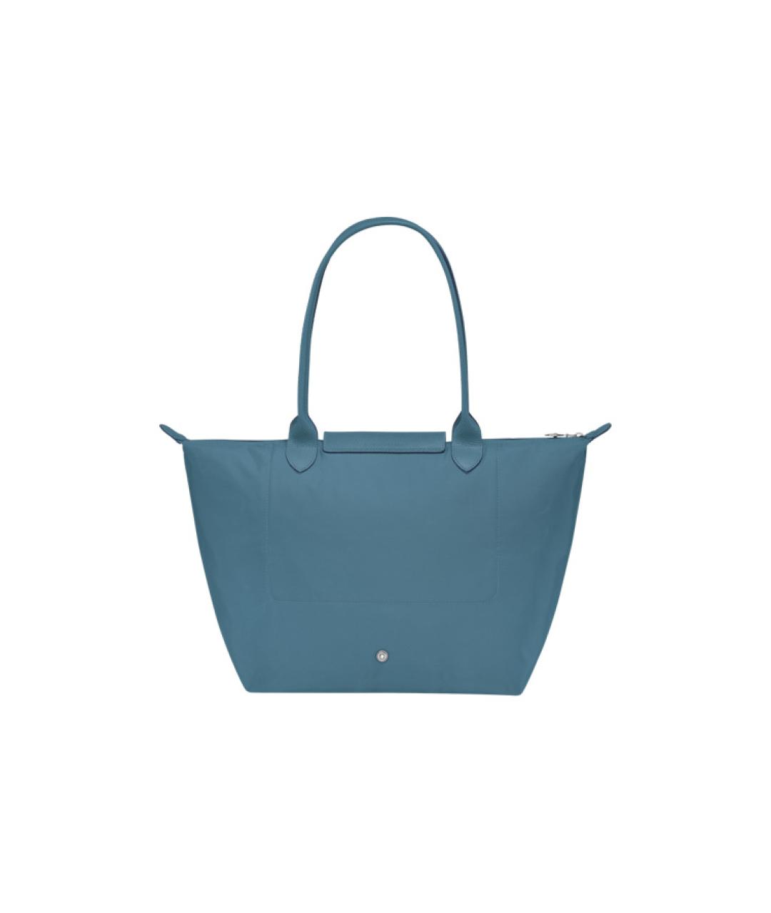 LONGCHAMP Голубая хлопковая сумка через плечо, фото 3