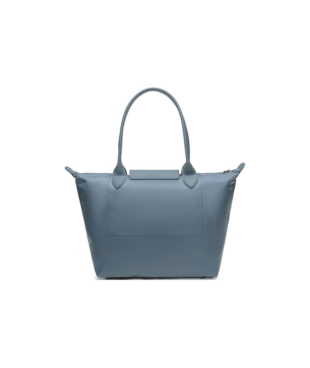 LONGCHAMP Голубая тканевая сумка через плечо, фото 4