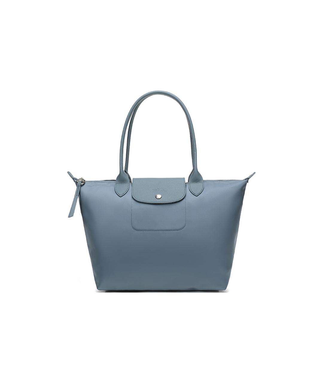 LONGCHAMP Голубая тканевая сумка через плечо, фото 1