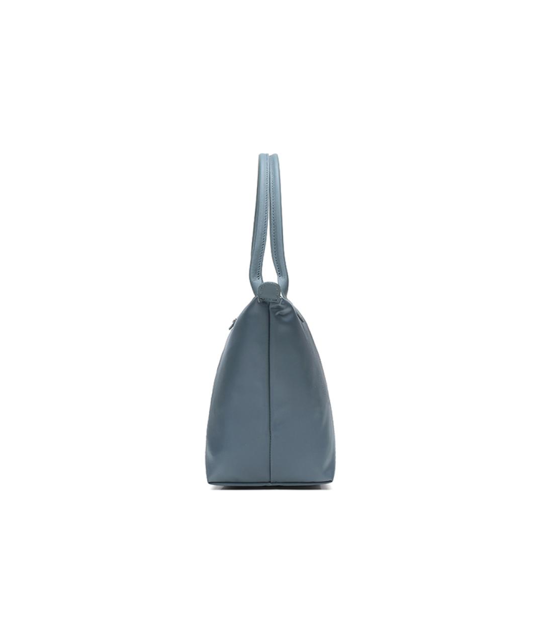 LONGCHAMP Голубая тканевая сумка через плечо, фото 3