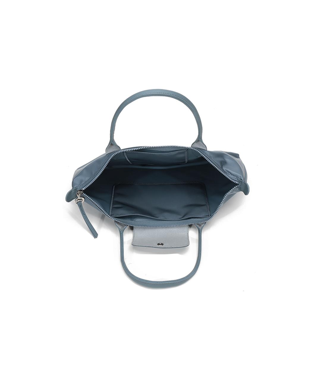 LONGCHAMP Голубая тканевая сумка через плечо, фото 6