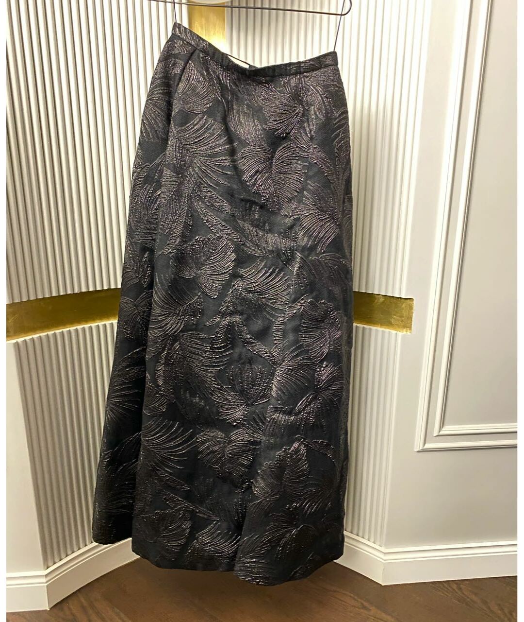 DELPOZO Черная полиамидовая юбка макси, фото 5
