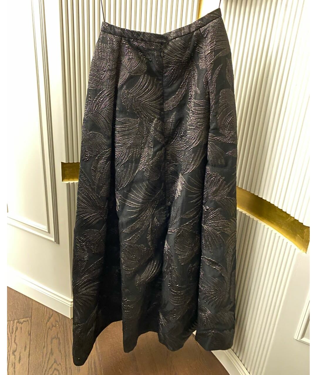 DELPOZO Черная полиамидовая юбка макси, фото 2