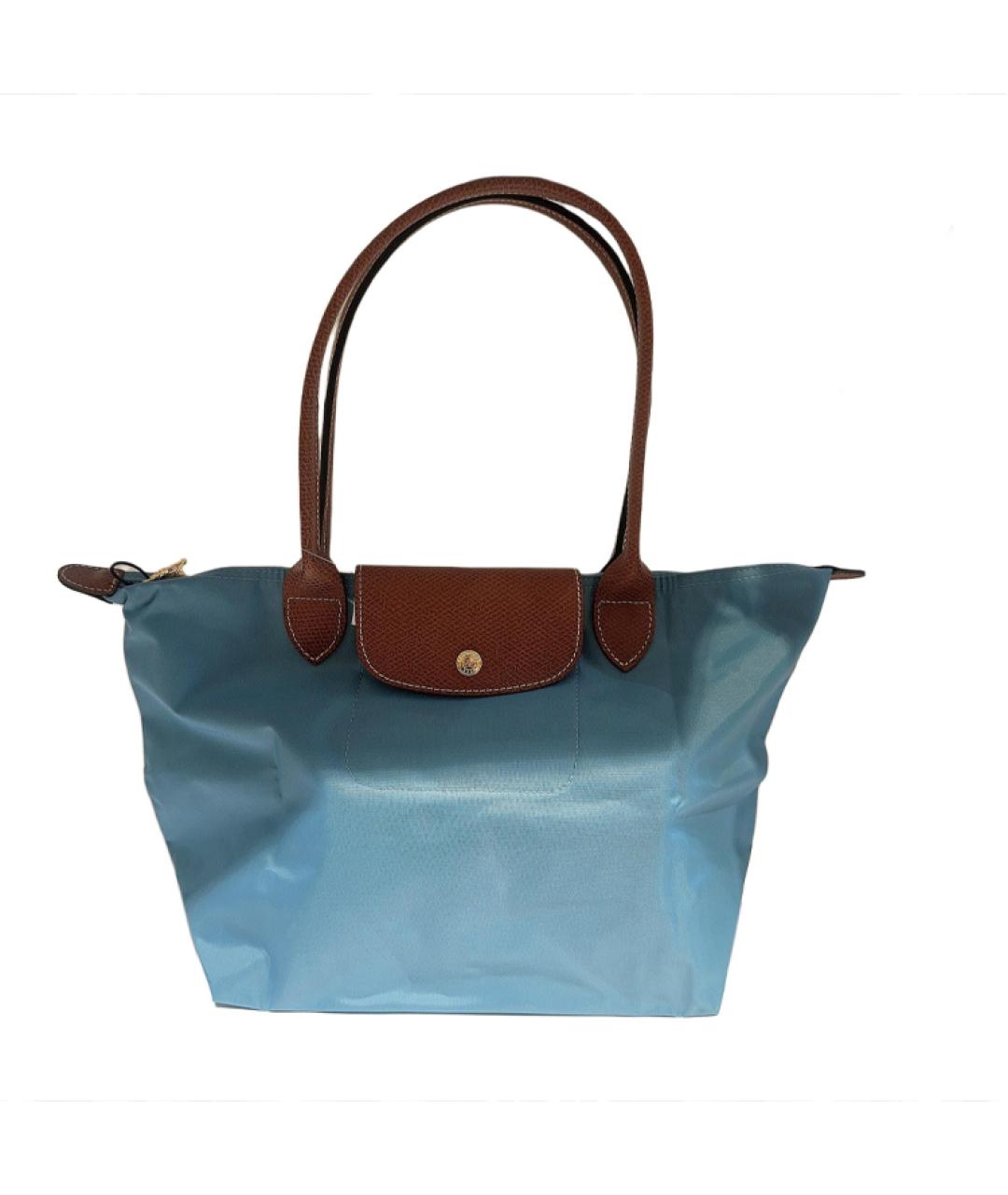 LONGCHAMP Синяя сумка тоут, фото 1