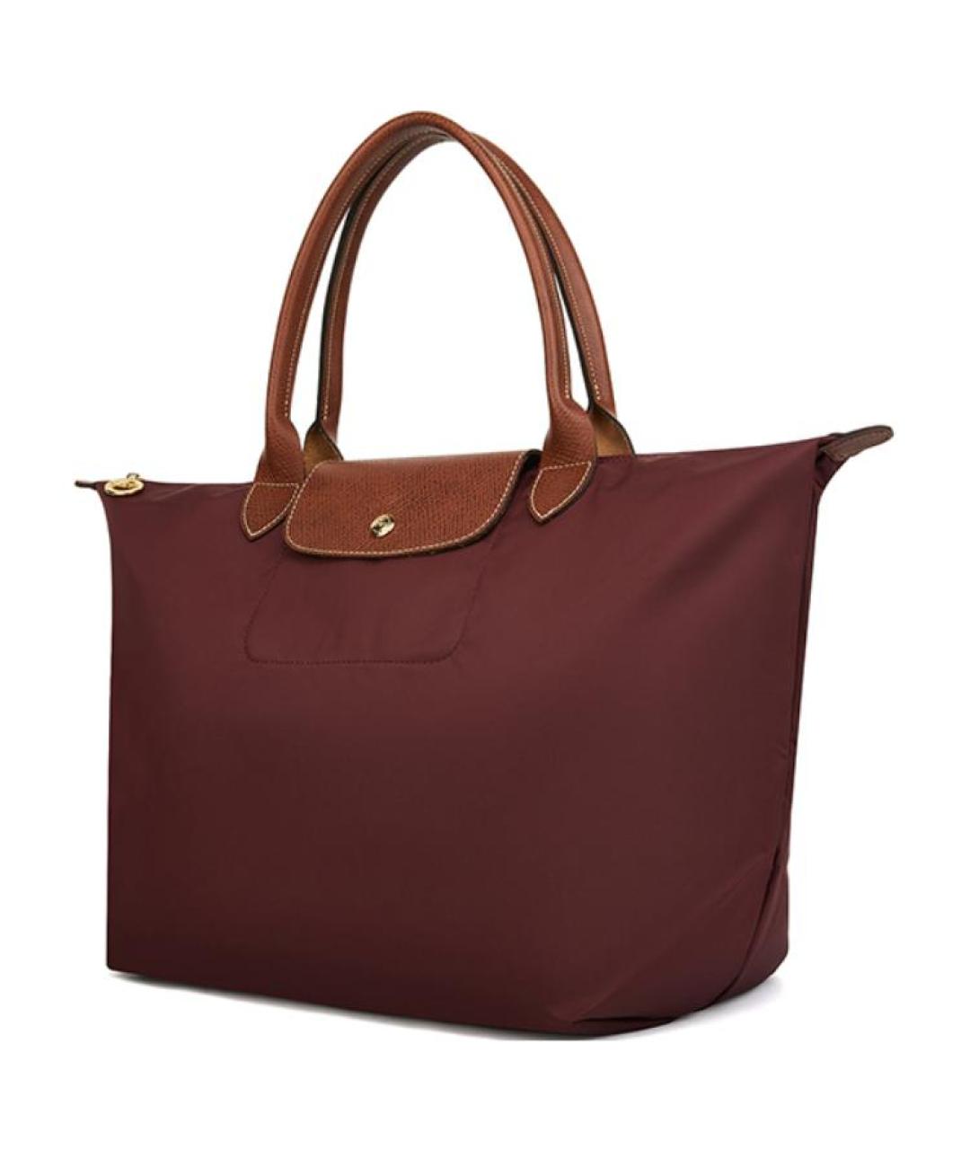 LONGCHAMP Коричневая тканевая сумка через плечо, фото 2