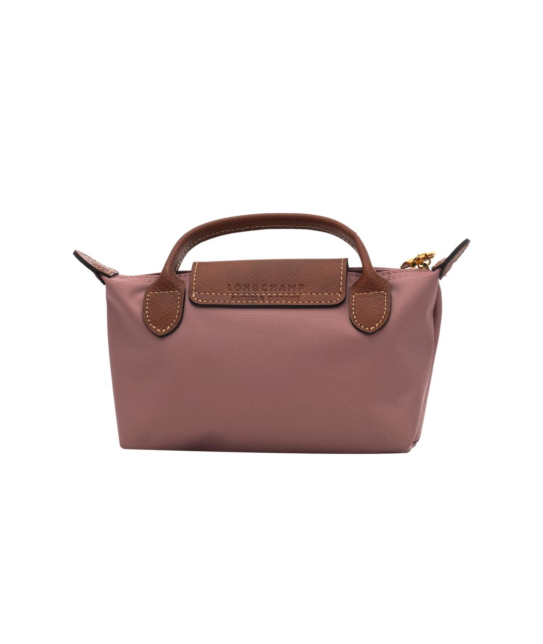 LONGCHAMP Коричневая тканевая сумка через плечо, фото 4