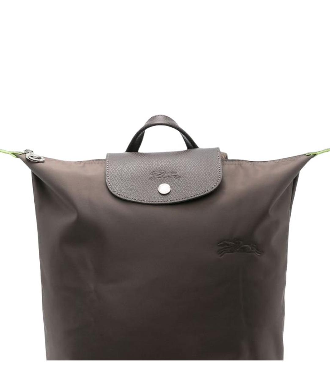 LONGCHAMP Коричневый тканевый рюкзак, фото 3