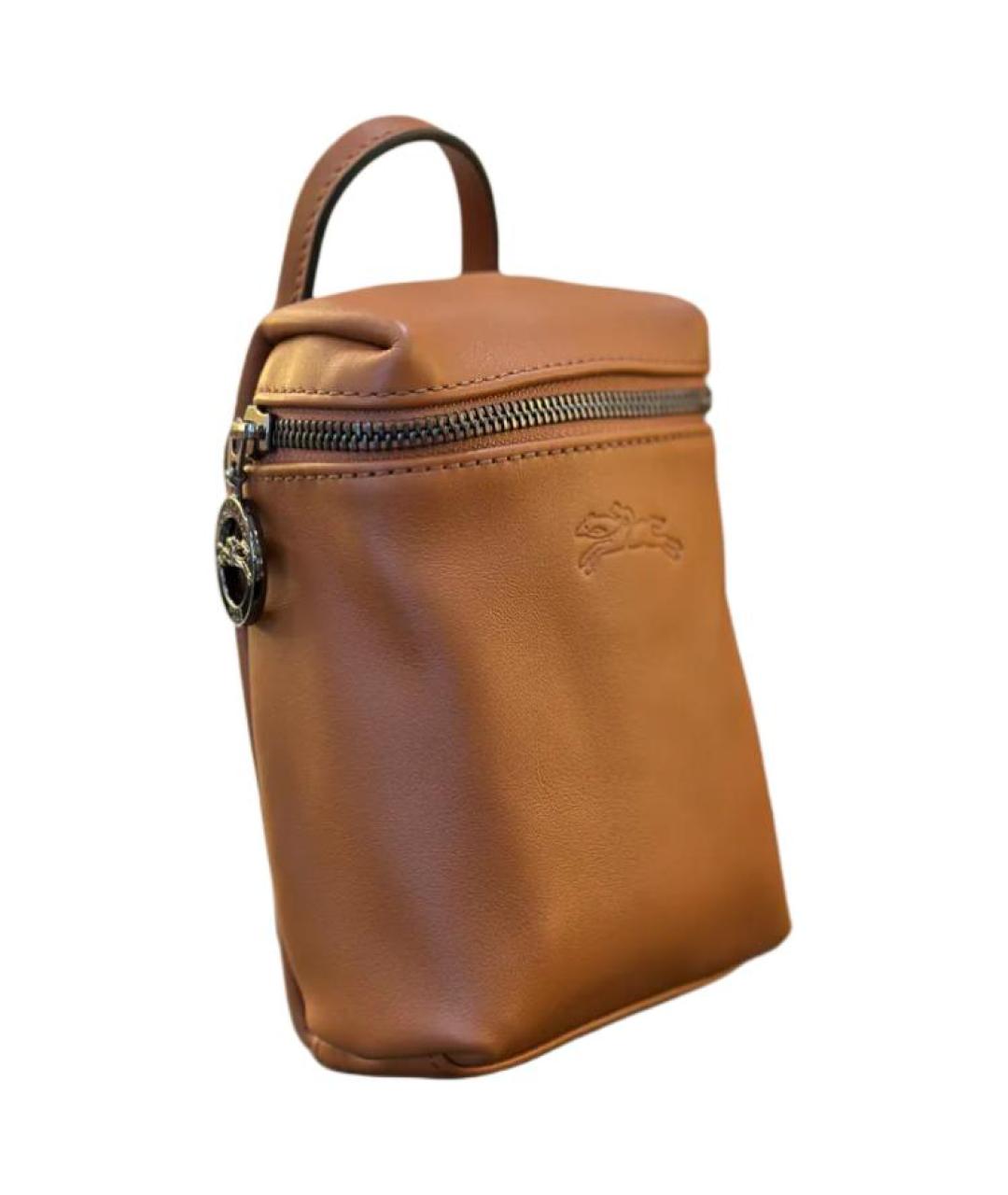 LONGCHAMP Кожаная сумка на плечо, фото 2