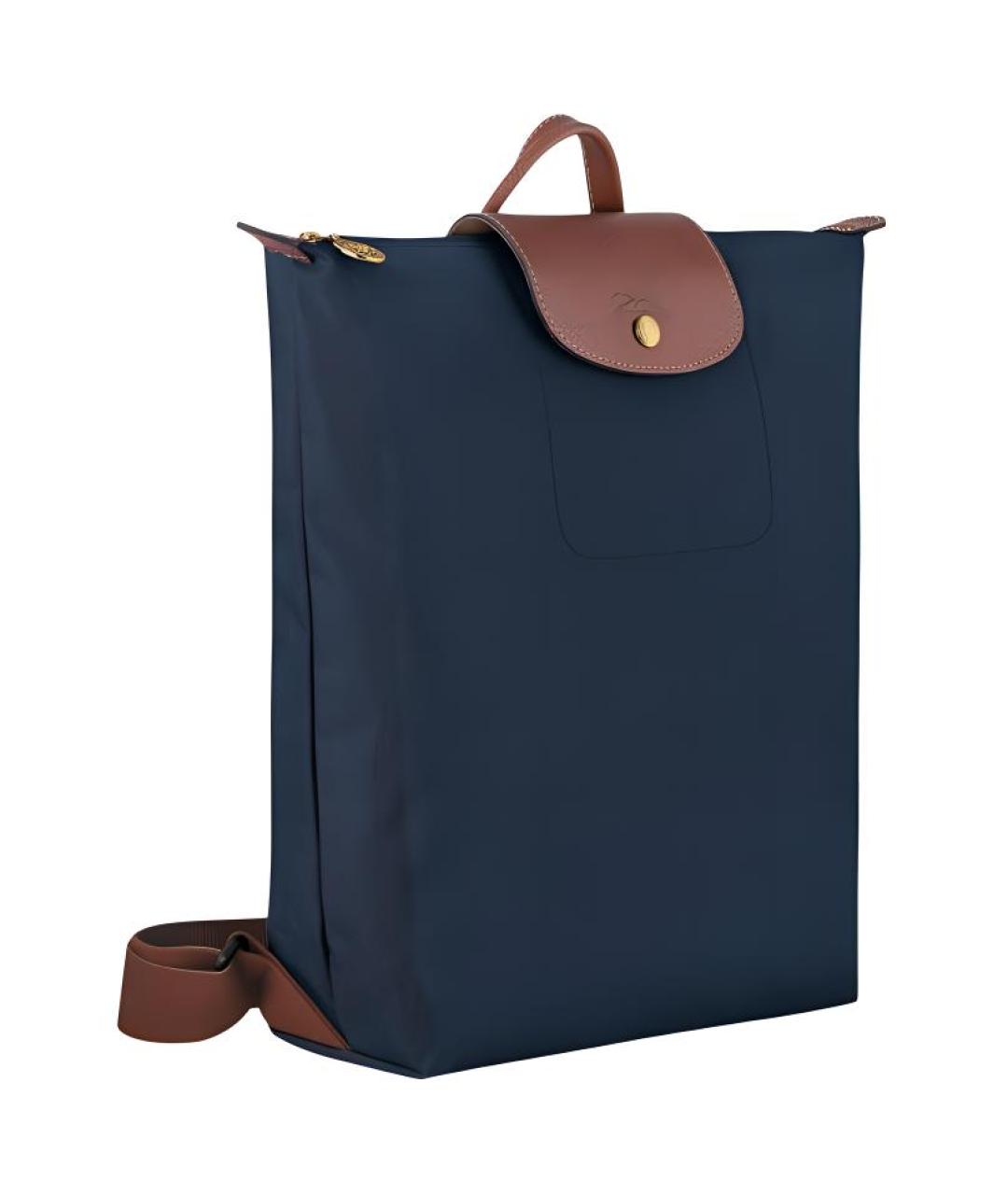 LONGCHAMP Темно-синий синтетический рюкзак, фото 2