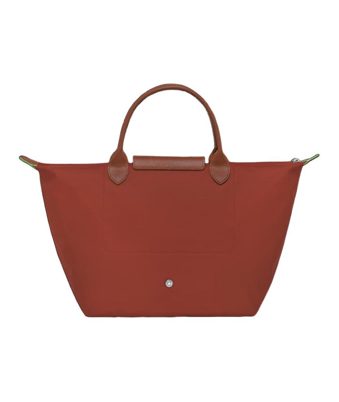 LONGCHAMP Коричневая тканевая сумка через плечо, фото 3