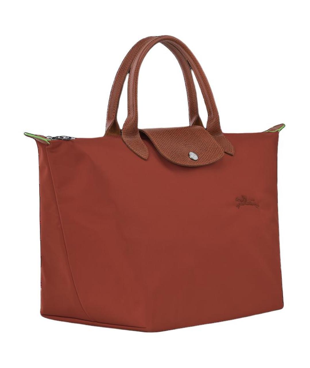 LONGCHAMP Коричневая тканевая сумка через плечо, фото 2