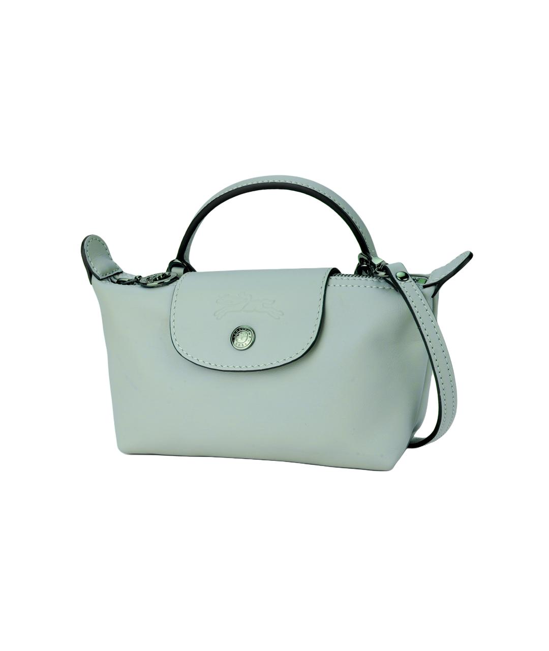 LONGCHAMP Салатовая сумка с короткими ручками, фото 2