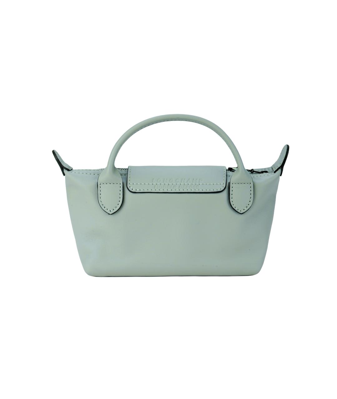 LONGCHAMP Салатовая сумка с короткими ручками, фото 3