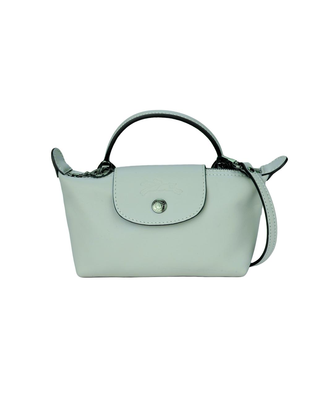 LONGCHAMP Салатовая сумка с короткими ручками, фото 5