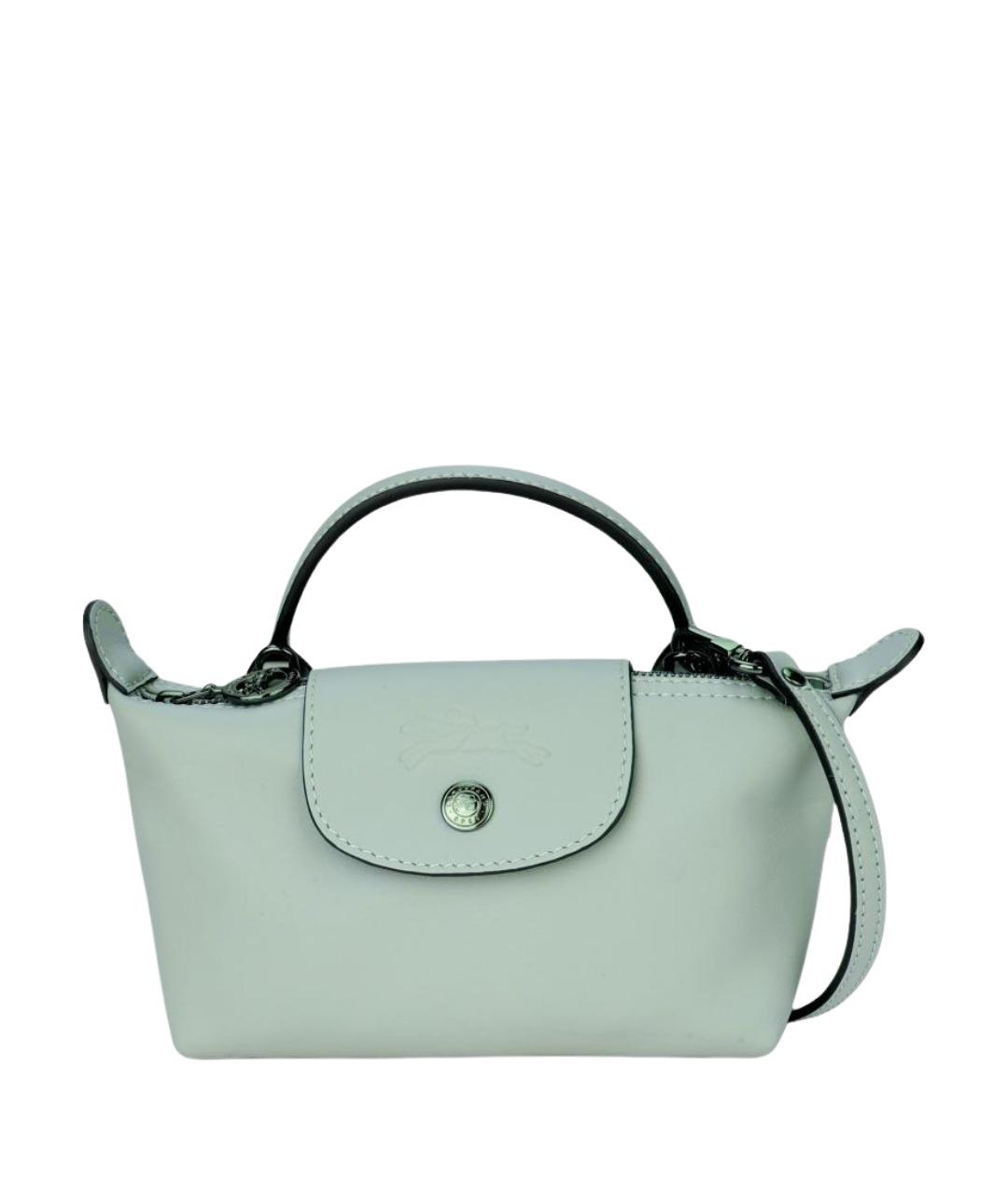 LONGCHAMP Салатовая сумка с короткими ручками, фото 1