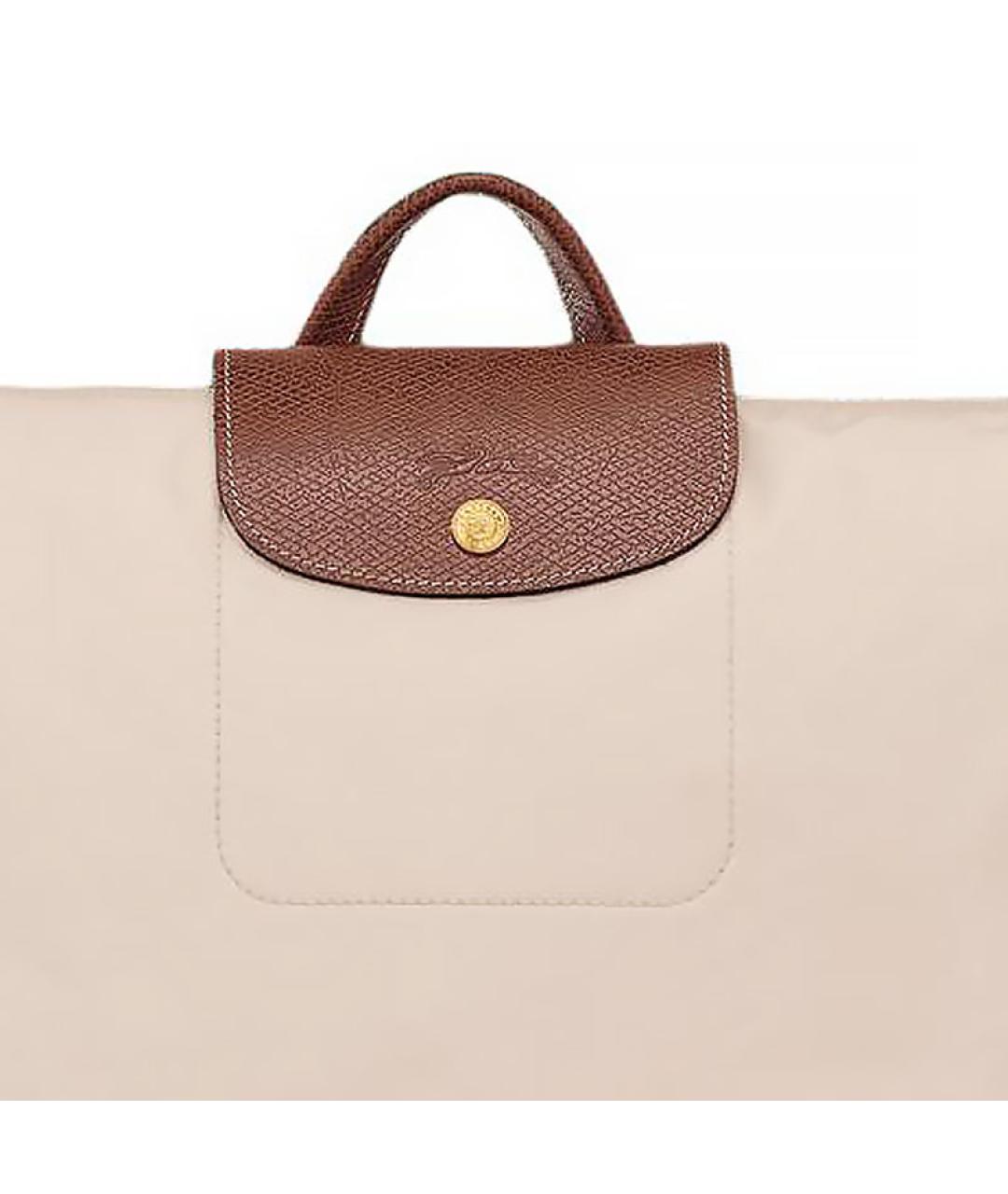 LONGCHAMP Белый рюкзак, фото 4