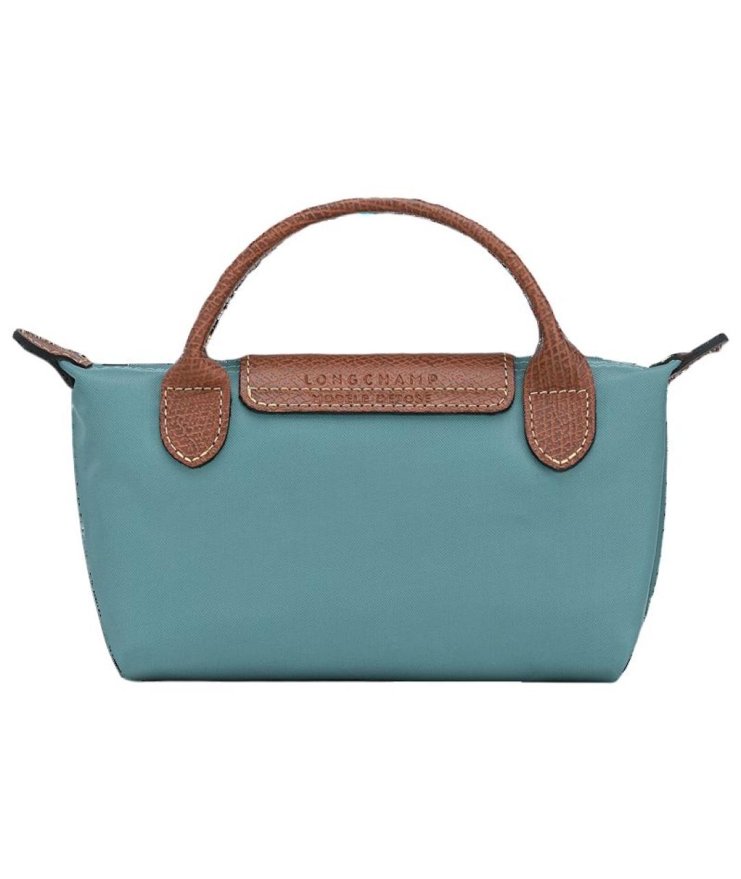 LONGCHAMP Синяя сумка с короткими ручками, фото 3