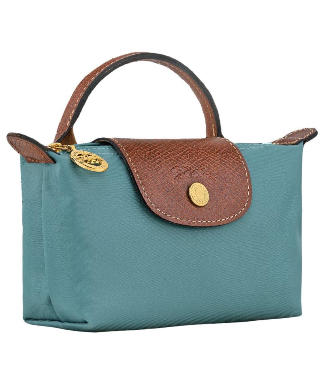 LONGCHAMP Синяя сумка с короткими ручками, фото 2