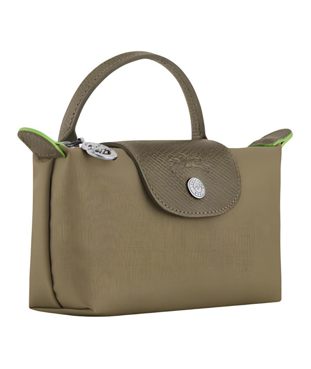 LONGCHAMP Зеленая сумка тоут, фото 2