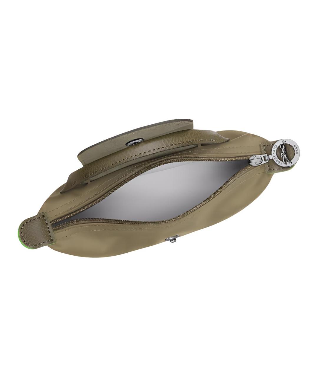 LONGCHAMP Зеленая сумка тоут, фото 4